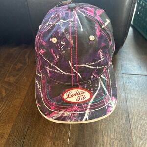 Outdoor Cap Muddy Girl Camo Hat Ladies Fit Pink Purple Black Adjustable Baseball
